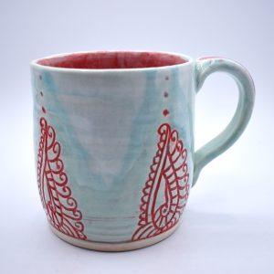 Carved wings mug 20 oz
