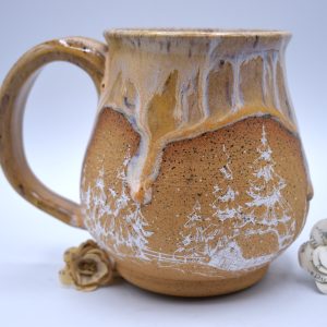 Toasted Caramel Drizzle cabin in the woods mug #2