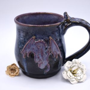 Purple dragon emblem mug 16 oz