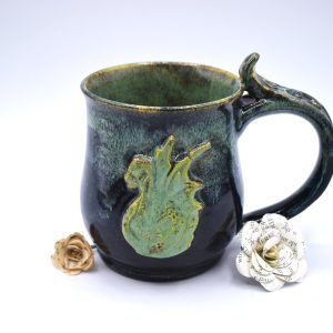 Green dragon emblem mug 16 oz