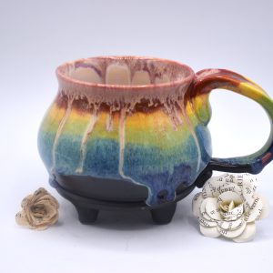Rainbow cauldron mug #7 14 oz