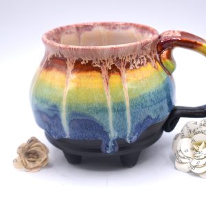 Rainbow cauldron mug #8 14 oz