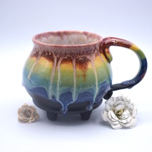 Rainbow cauldron mug #9 14 oz
