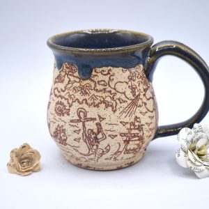 Pirate map mug 12 oz