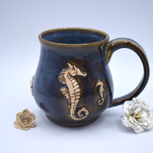 Seahorse ocean life mug 16 oz