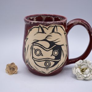 Princess Mononoke mask mug 16 oz