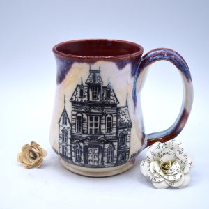 Red rain Haunted house mug #1 13 oz