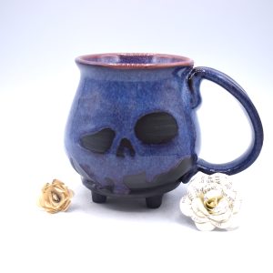 Purple poisoned apple cauldron mug 16 oz