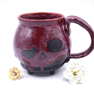Red poisoned apple cauldron mug 20 oz