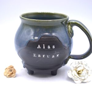 Alas Earwax cauldron mug 18 oz