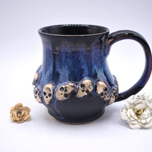 Purple skull mug 14 oz