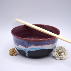 Red rain noodle bowl 18 oz