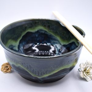 Large green noodle bowl